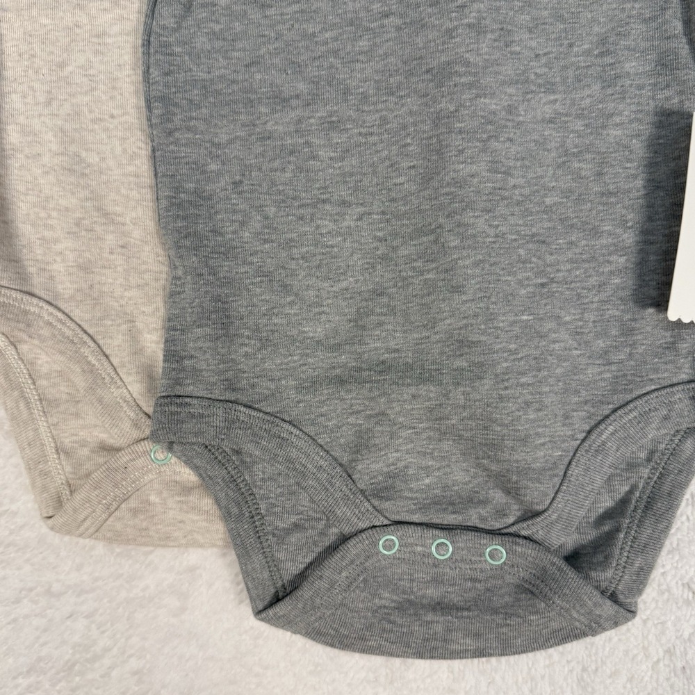 Baby 2-Pk Short Sleeve Bodysuit HELLO SUNSHINE 18 M Cloud Island New - Picture 3 of 9